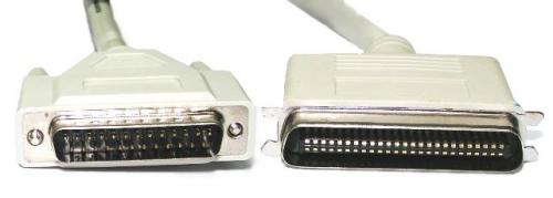 CS-CT020 DB25 Male to Centronic 50 Pin Male SCSI Cable 1.8m
